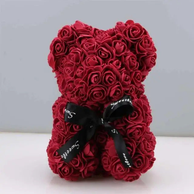 Valentine's Day Rose Bear